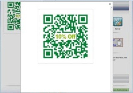 Preview image of a Custom QR Code in pbSmart Codes Previewing your Custom QR Code in pbSmart™ Codes