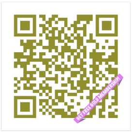 Custom QR Code – call-to-action example with text in the bottom right Image of a Custom QR Code with call to action text “Get Free Gold Membership” in the bottom right