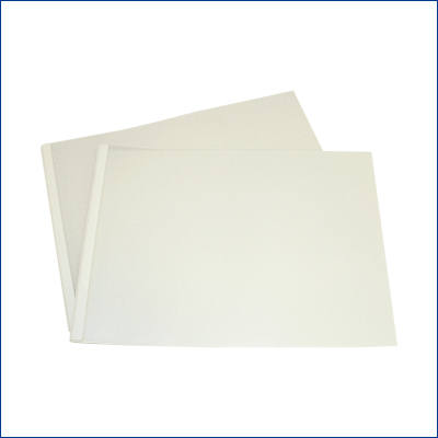 50 Clear Thermal Document Covers - White - A3 Landscape - 27mm (approx 270 A4 Sheets)