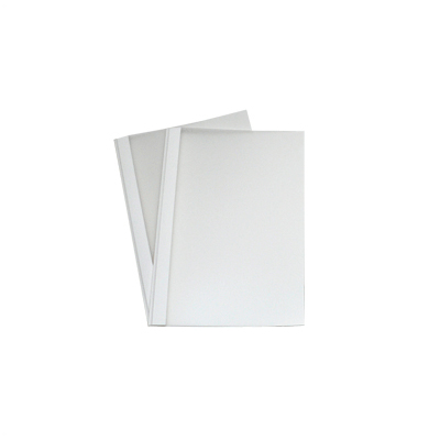 120 Clear Thermal Document Covers - White - A5 Portrait - 12mm (approx 120 A4 Sheets)