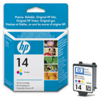 HP No14 Inkjet Cart 3Col C5010DE