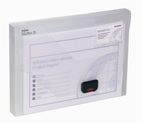 Snopake Document Box 25 Clear 12849 [SK12849]